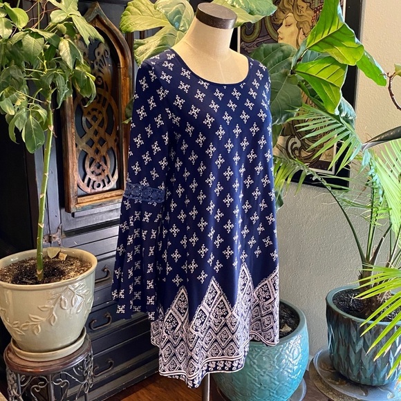 Revolve Band of Gypsies Printed Mini Dress - Picture 7 of 16